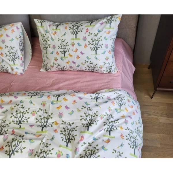 Комплект постільної білизни – Пташенята, cotton