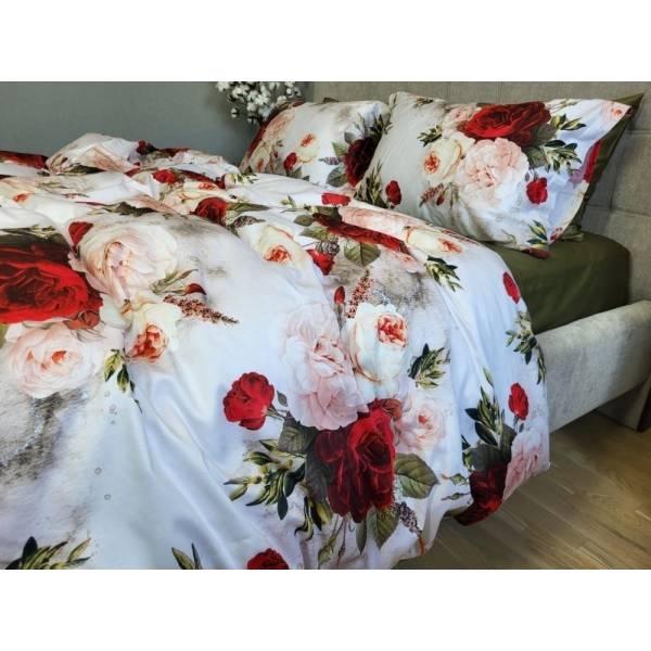 Постільна білизна з турецького сатину PREMIUM, ROSE
