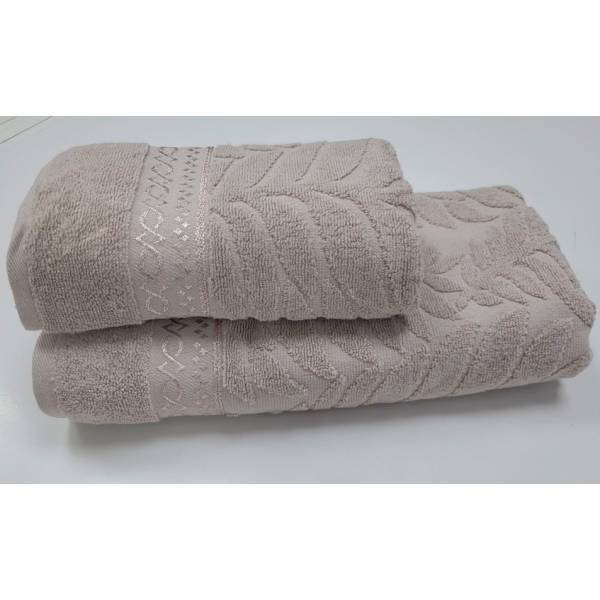 Рушники махрові в наборі - LUX COTTON AKASYA
